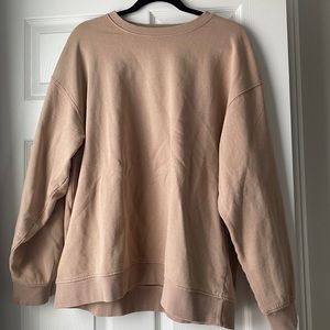 Oversized Taupe Zara Crewneck